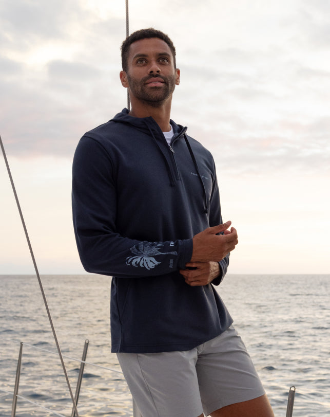 Upgraded Palm Hoodie Quarter Zip
