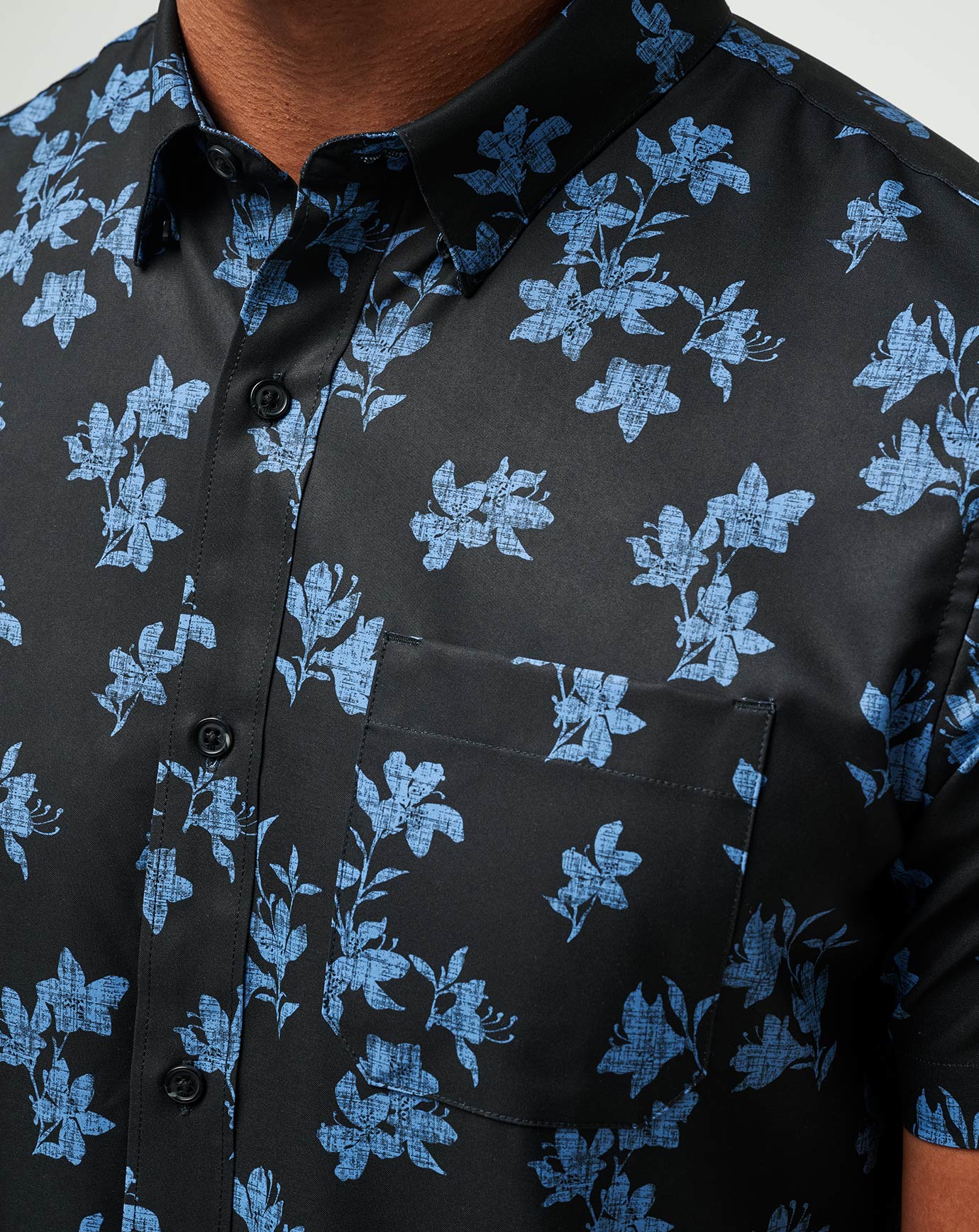 Mist On The Lake Button-Up