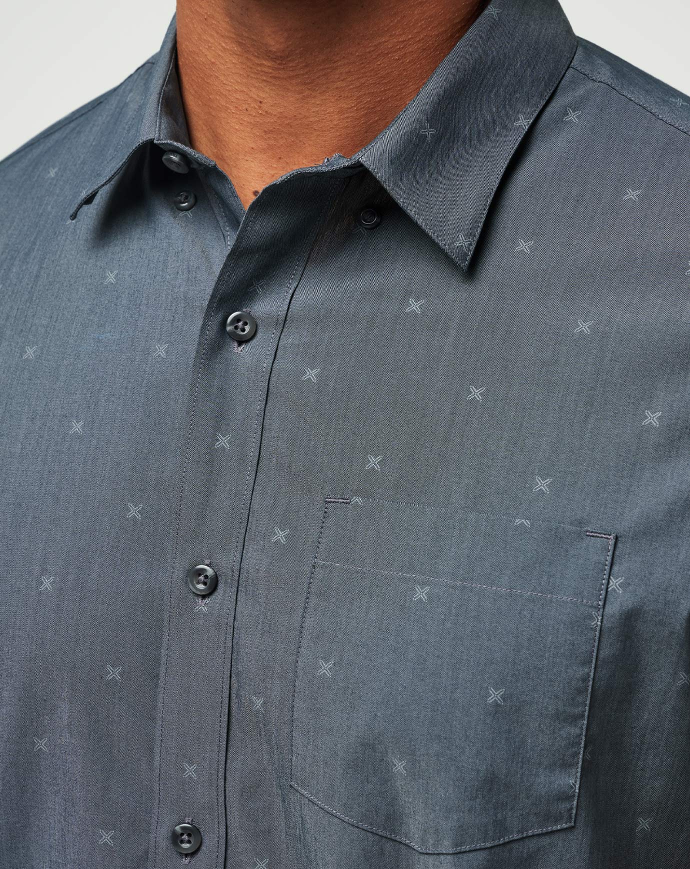 Across The Pond Button-Up