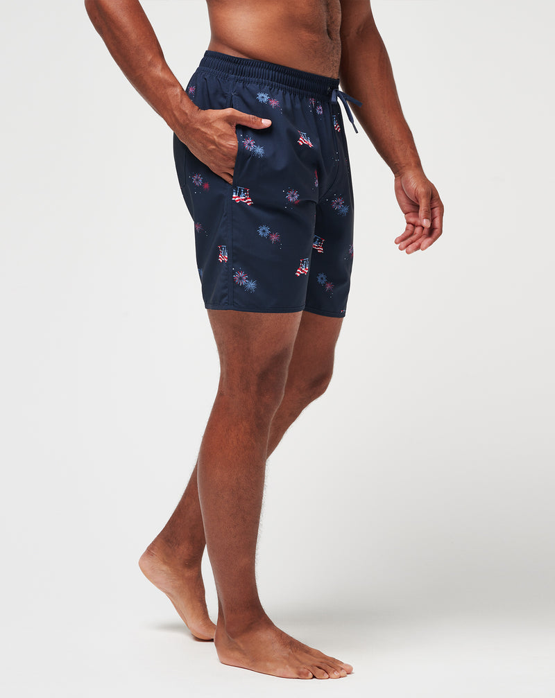 Poolside Patriot Boardshort