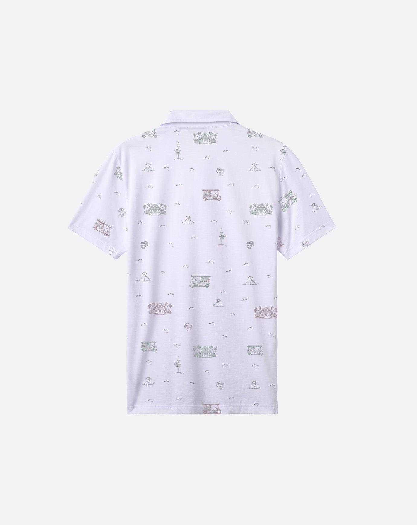 Tiki Mapes Print Polo