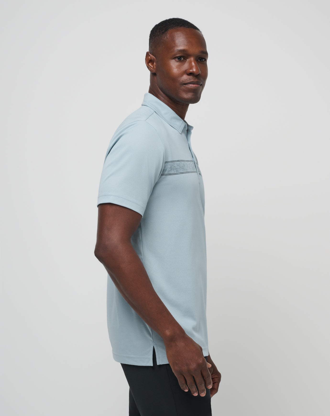 ガブリエルTTT_MSW Persia knit polo shirt Shrunken Polo - Midnight – Guest In Residence