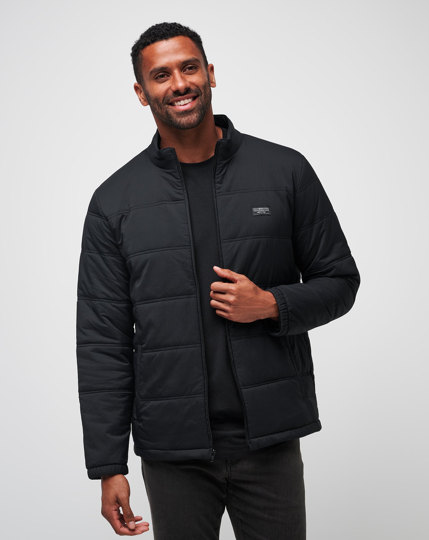 TRAVIS MATHEW ブラックダウンジャケット XL Palisades Puffer Jacket ∣ TravisMathew