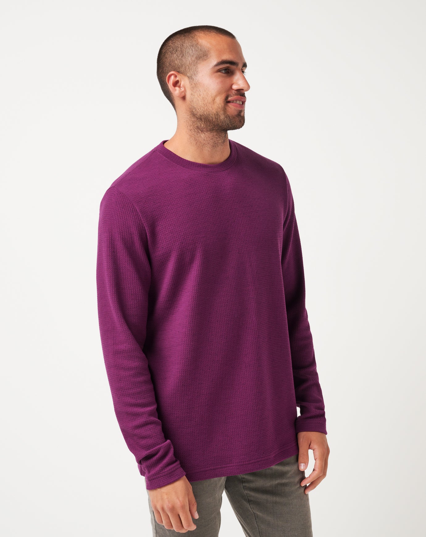 Burnley Cloud Waffle Crew ∣ TravisMathew