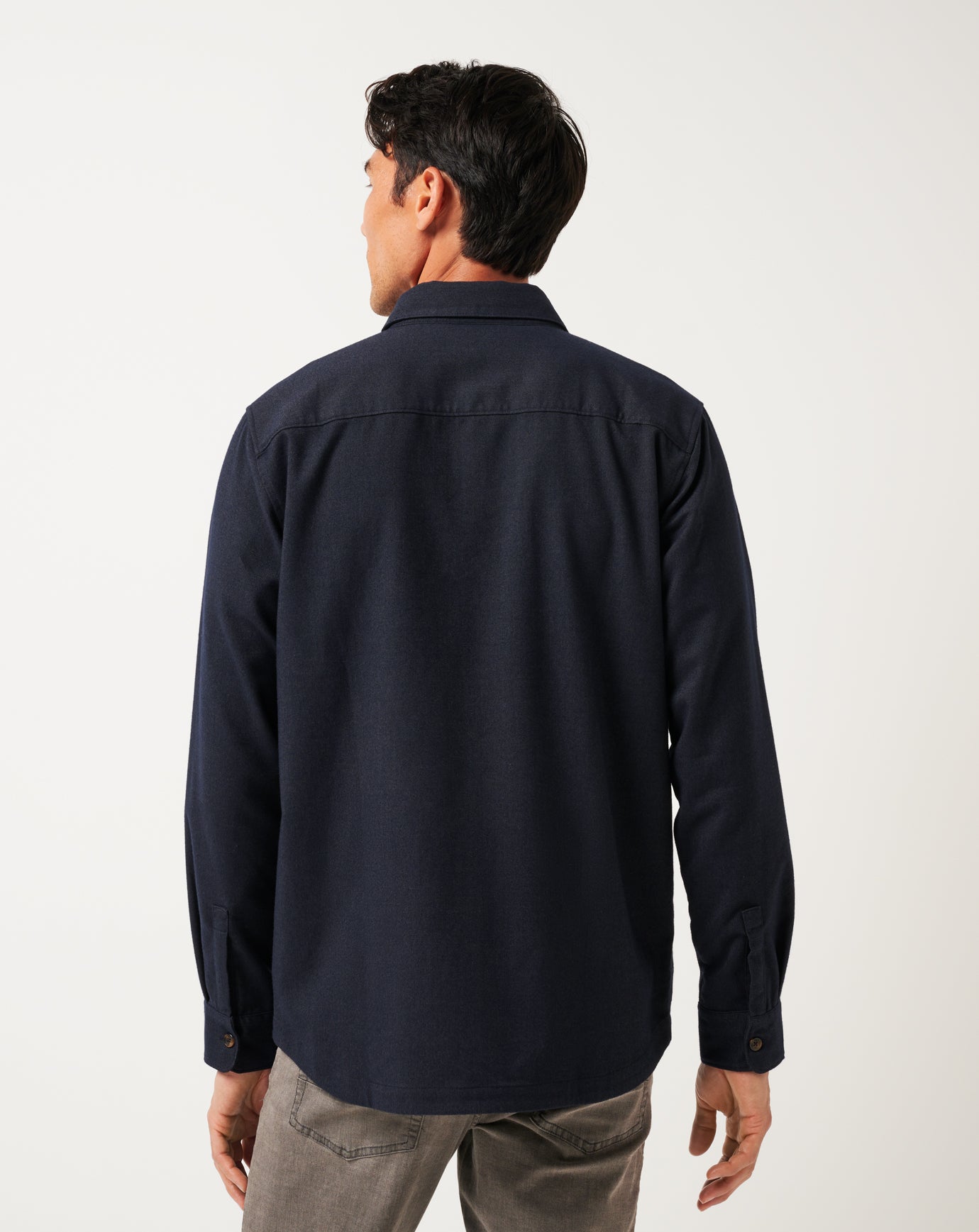 TRAVIS MATHEW ネイビー シャツ Lifestyle Shift Shirt Jacket ∣ TravisMathew