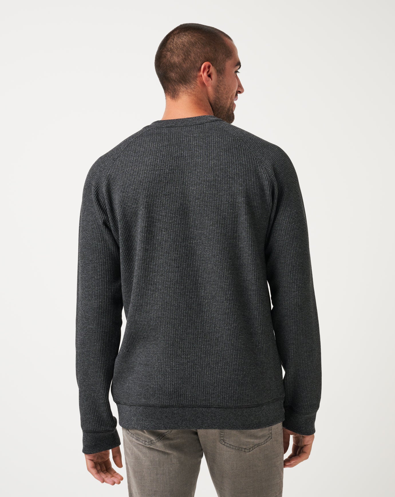 Storm Brew Cloud Waffle Henley image 3