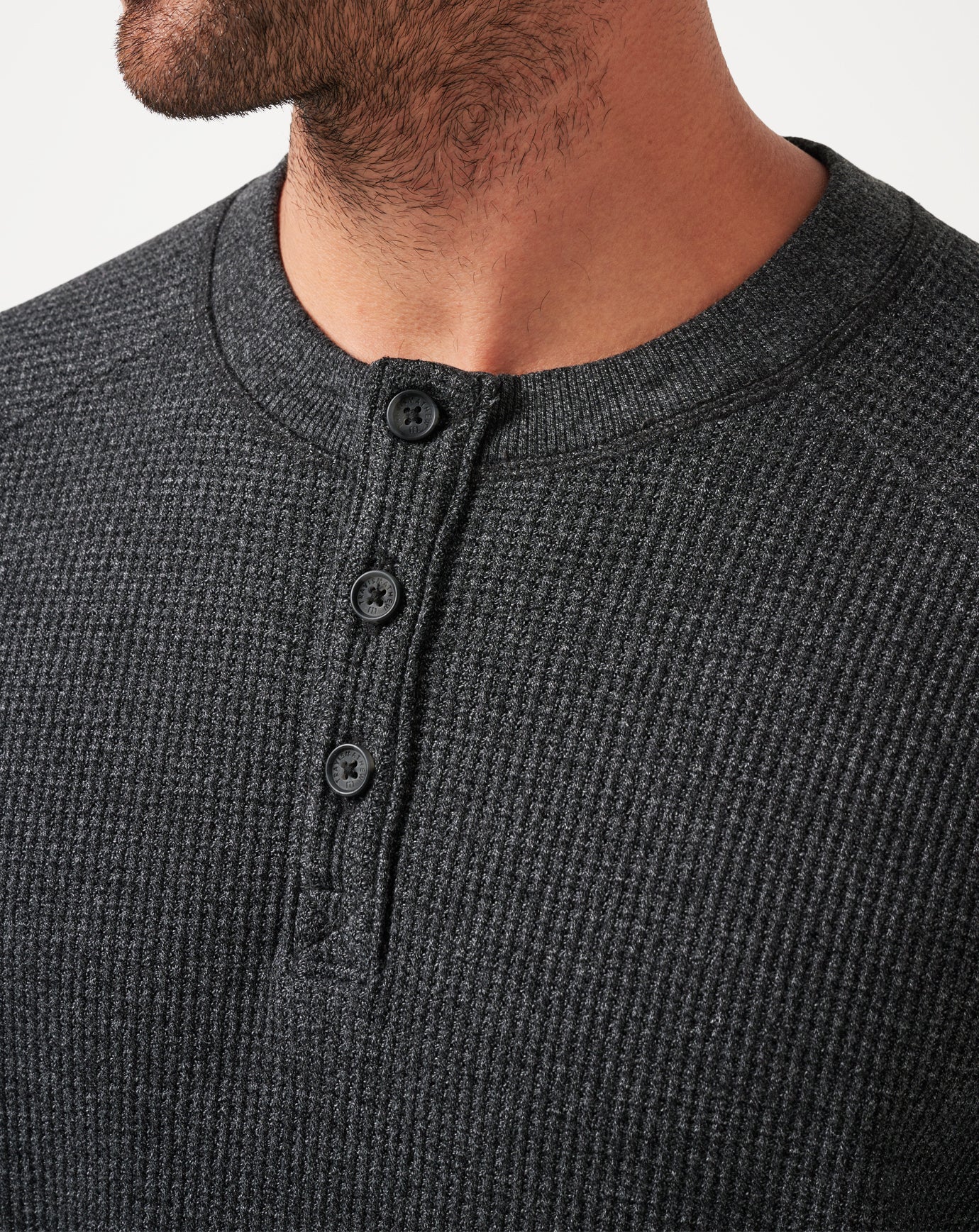 Storm Brew Cloud Waffle Henley image 4