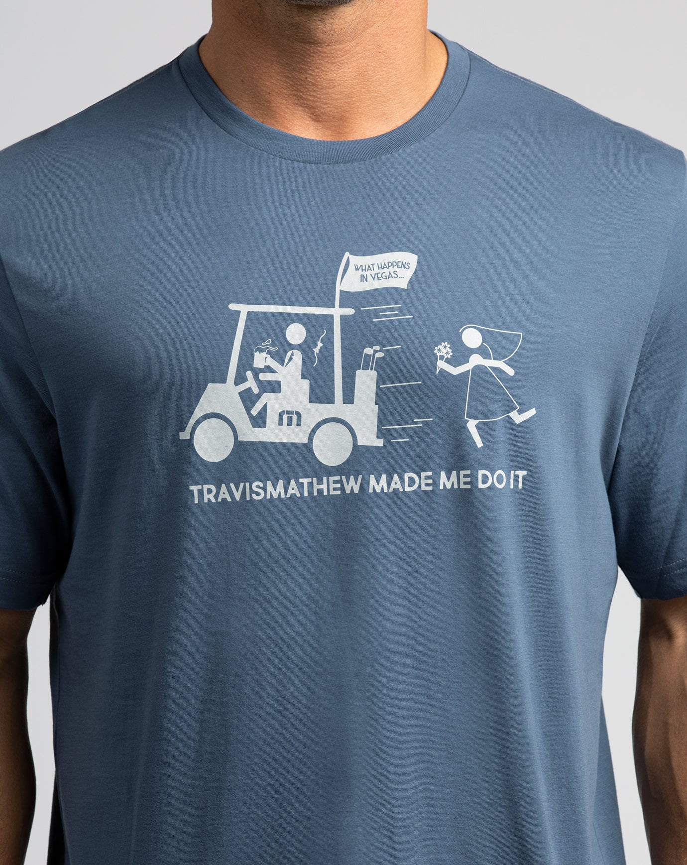 Straight Up Tour Tee 青 XL Straight Up Tee ∣ TravisMathew