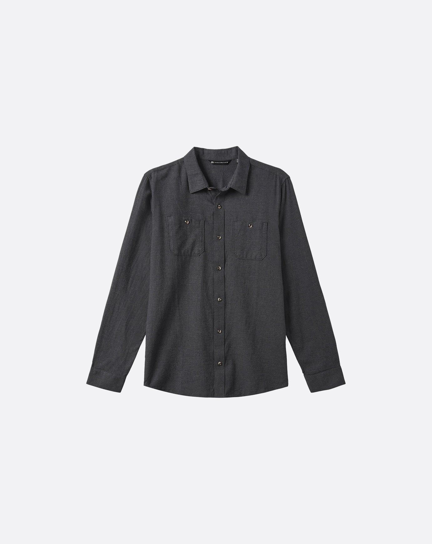 Cloud Flannel Button-Up