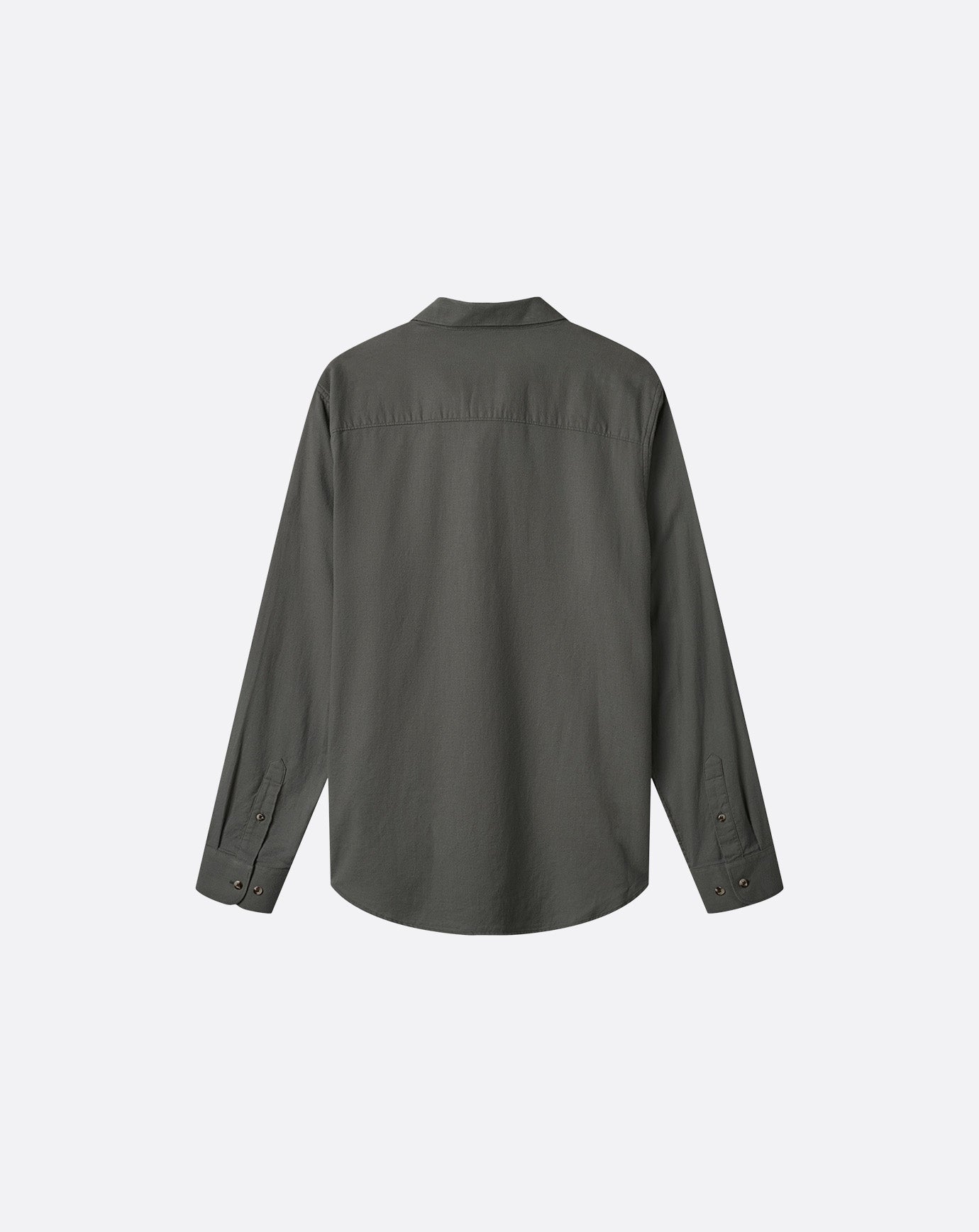 Cloud Flannel Button-Up