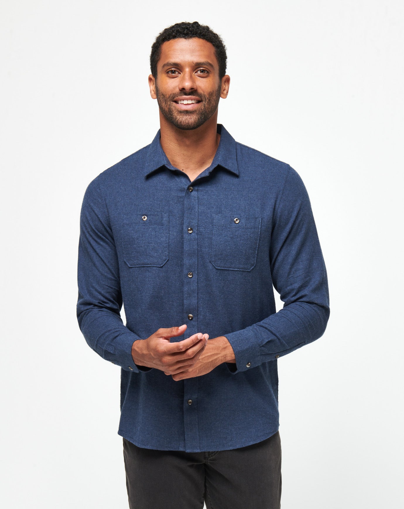 Cloud Flannel Button-Up ∣ TravisMathew