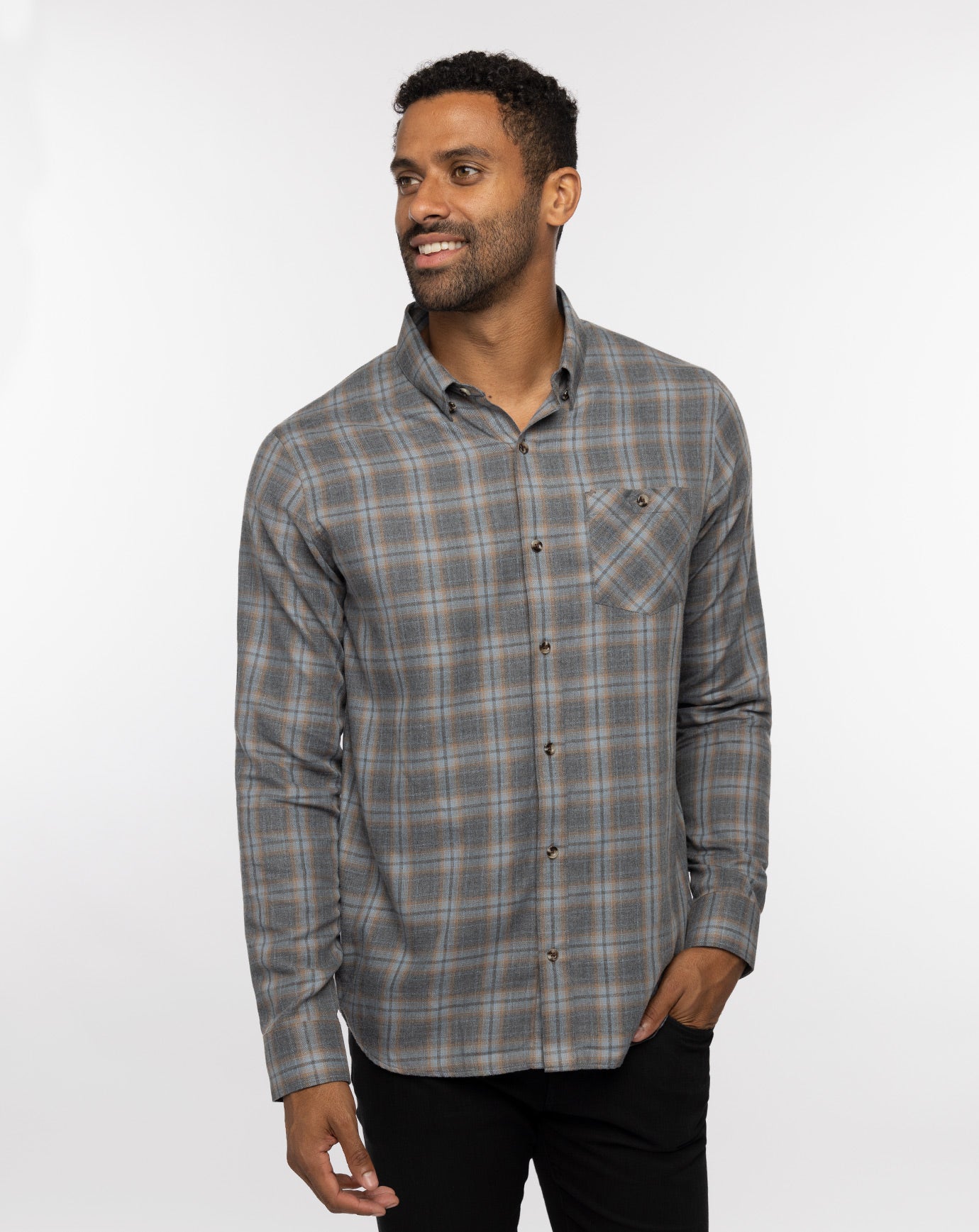 Rooftop Pool Button-Up