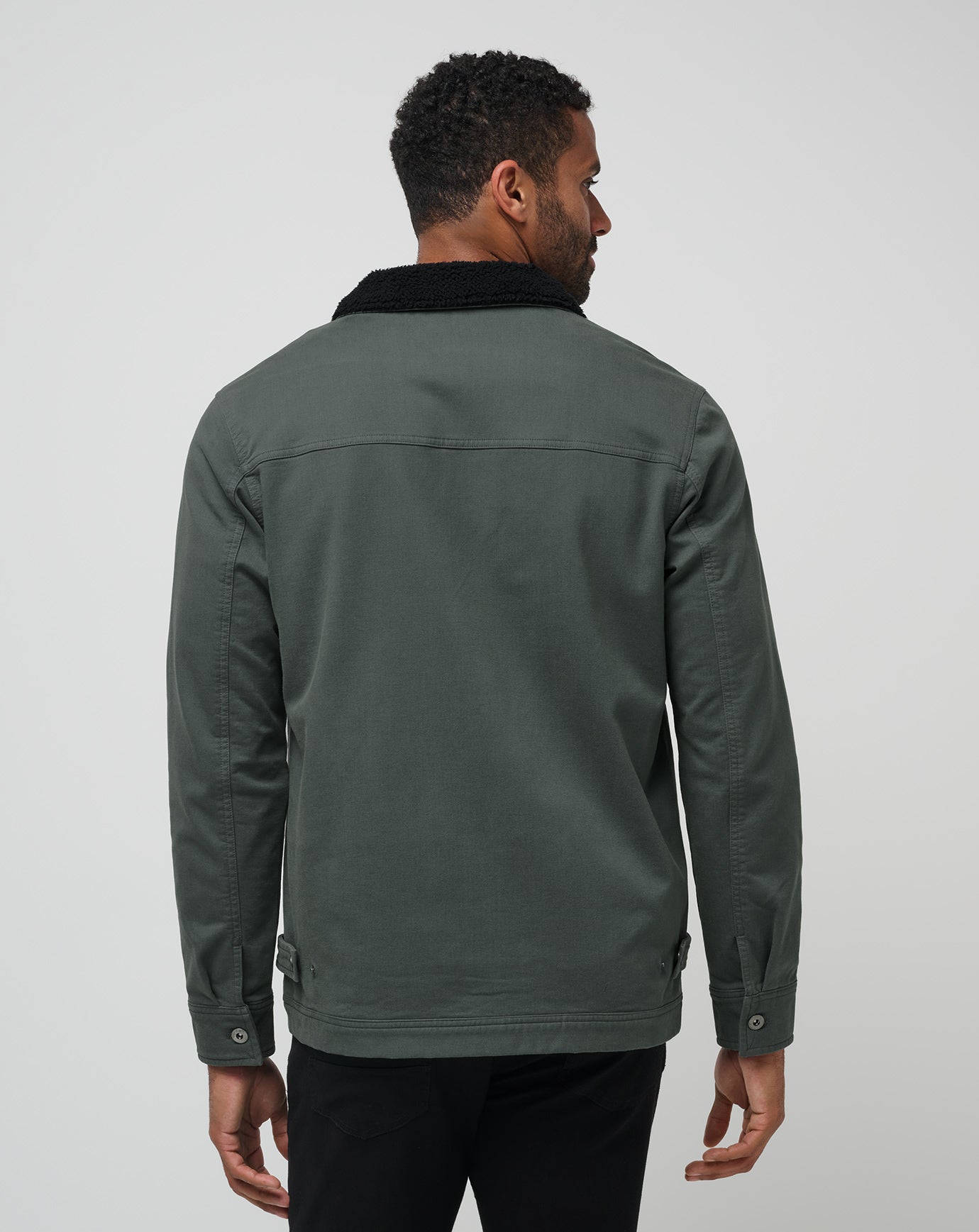 Cloud Denim Sherpa Jacket