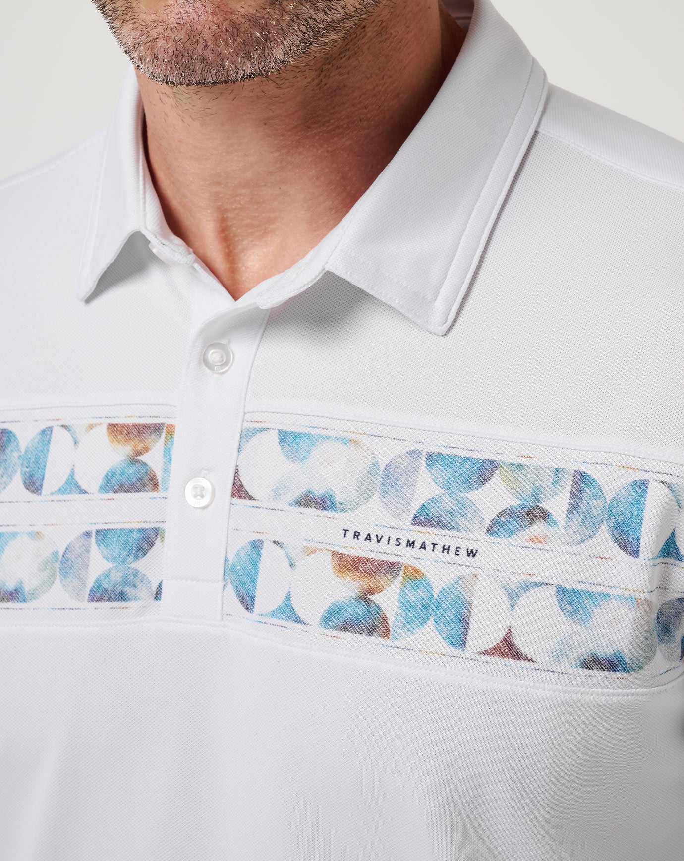 Good Good Chest Stripe Polo ∣ TravisMathew