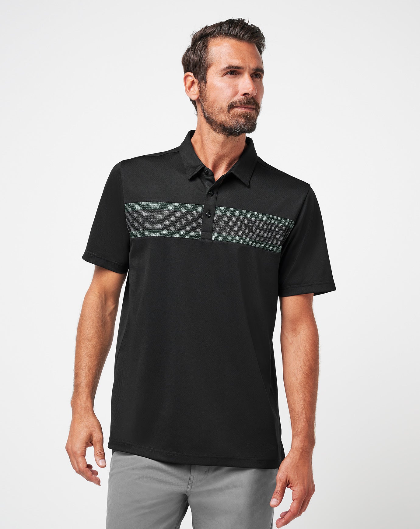 Good Good Chest Stripe Polo ∣ TravisMathew