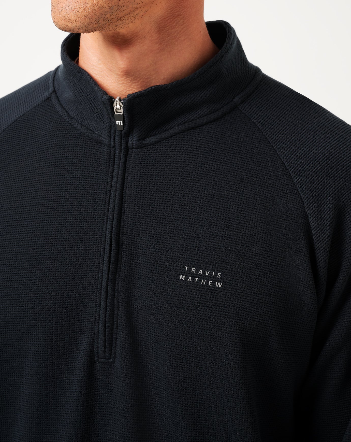 Performance Waffle Quarter Zip ∣ TravisMathew