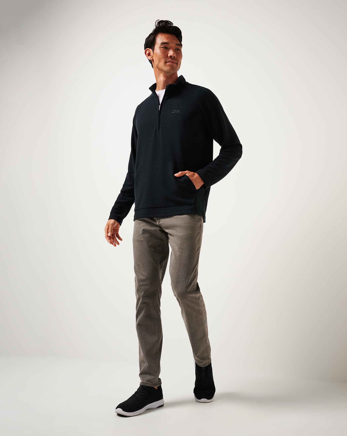 Performance Waffle Quarter Zip ∣ TravisMathew