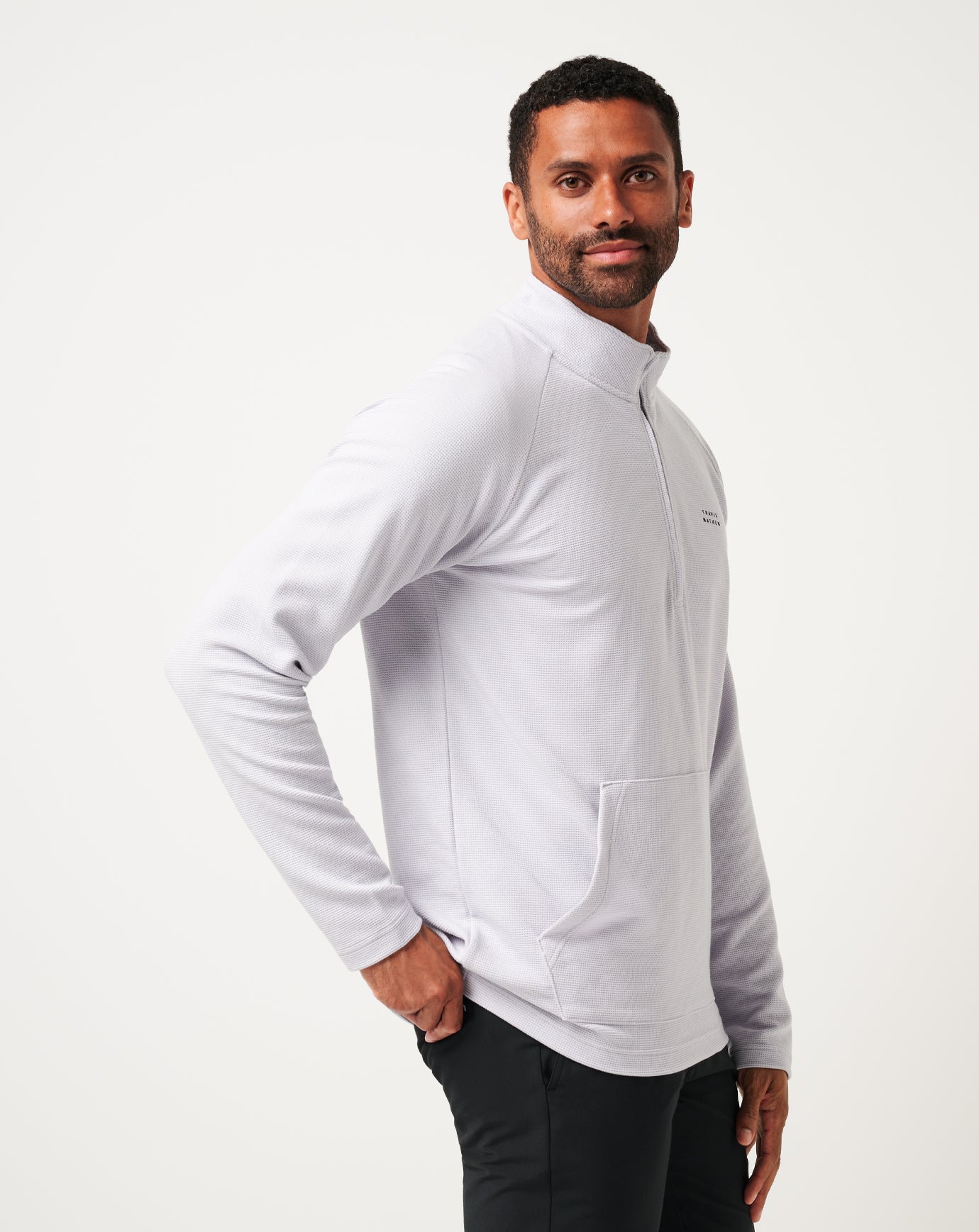 Performance Waffle Quarter Zip ∣ TravisMathew