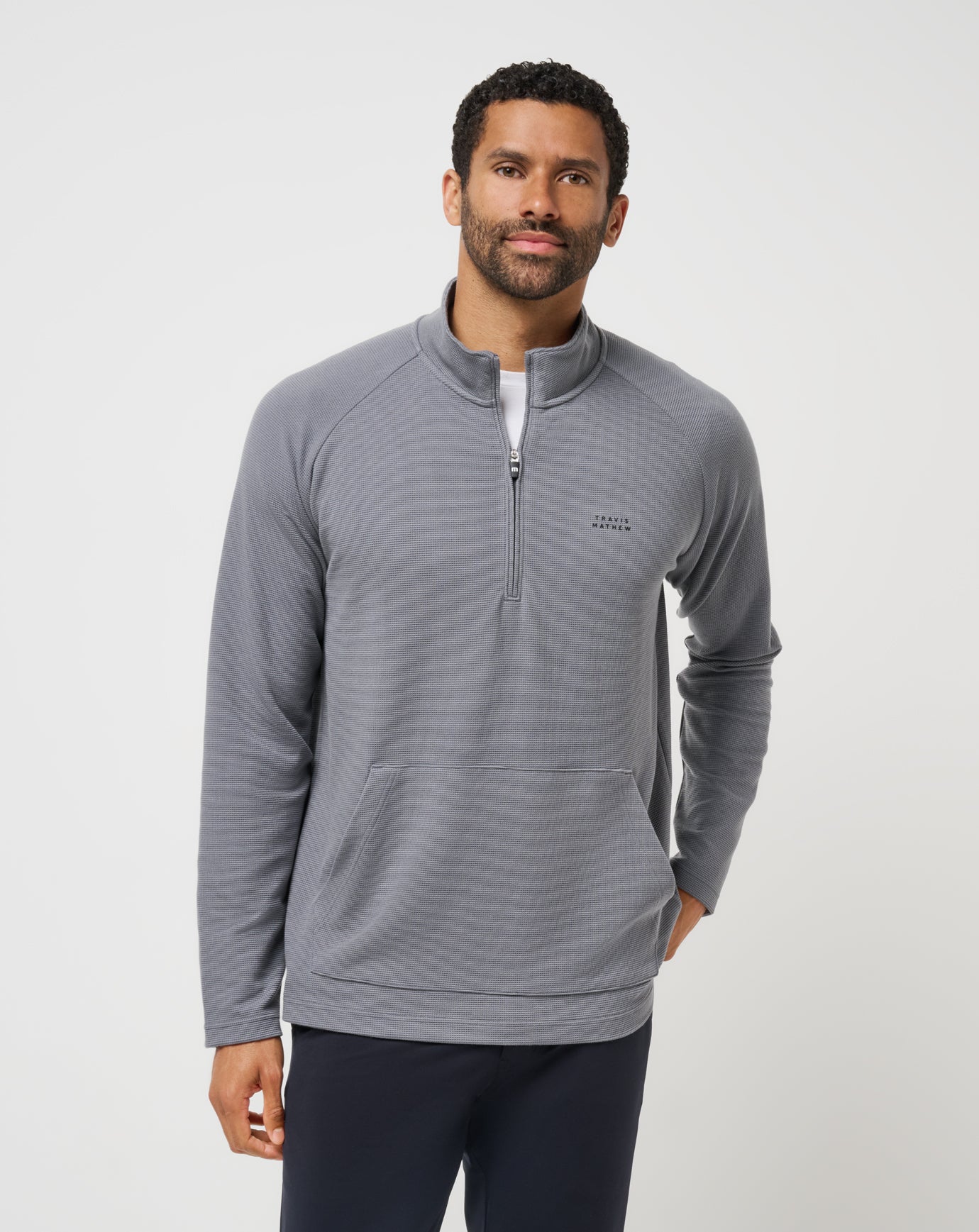 Performance Waffle Quarter Zip ∣ TravisMathew