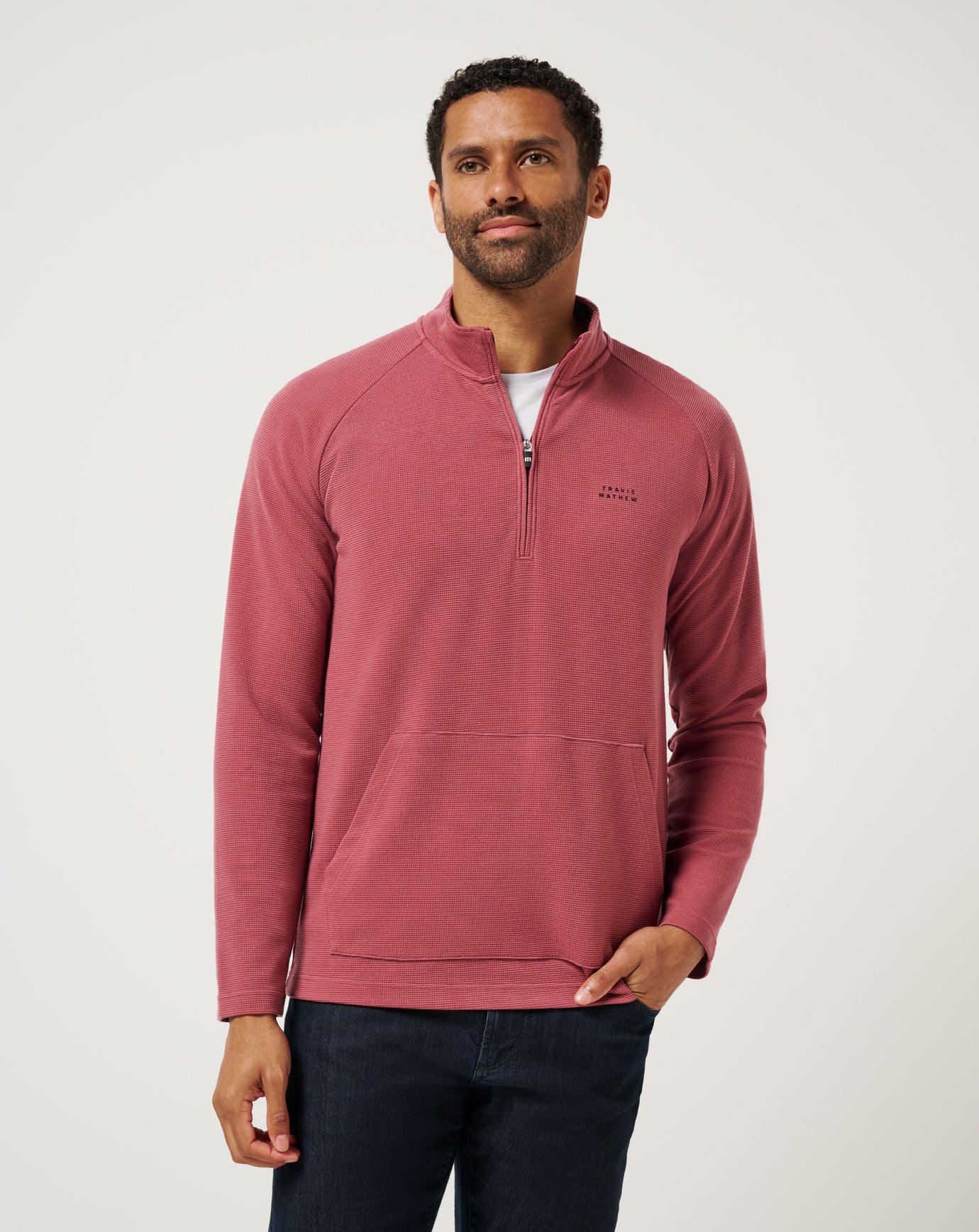 Performance Waffle Quarter Zip ∣ TravisMathew