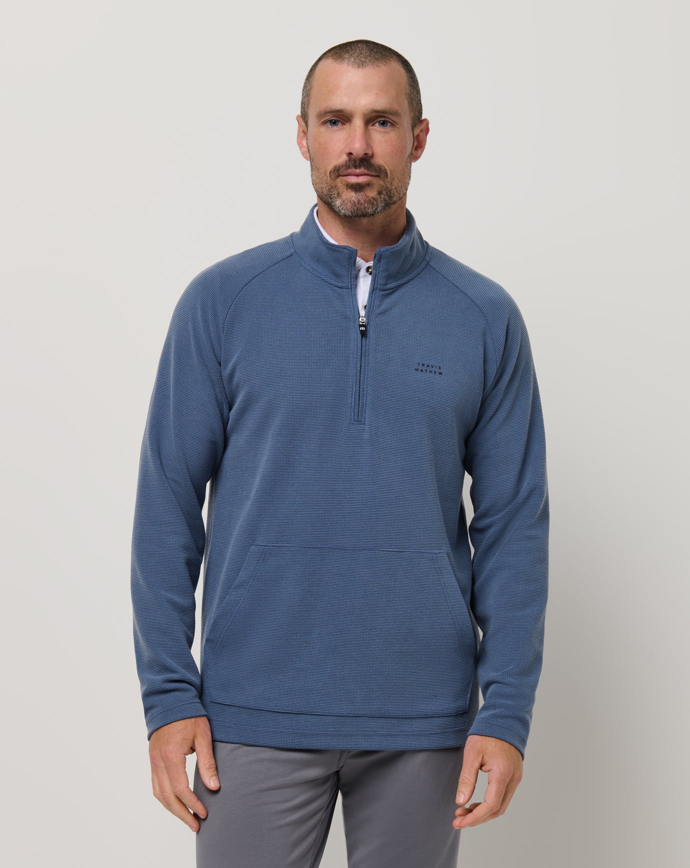 Performance Waffle Quarter Zip ∣ TravisMathew