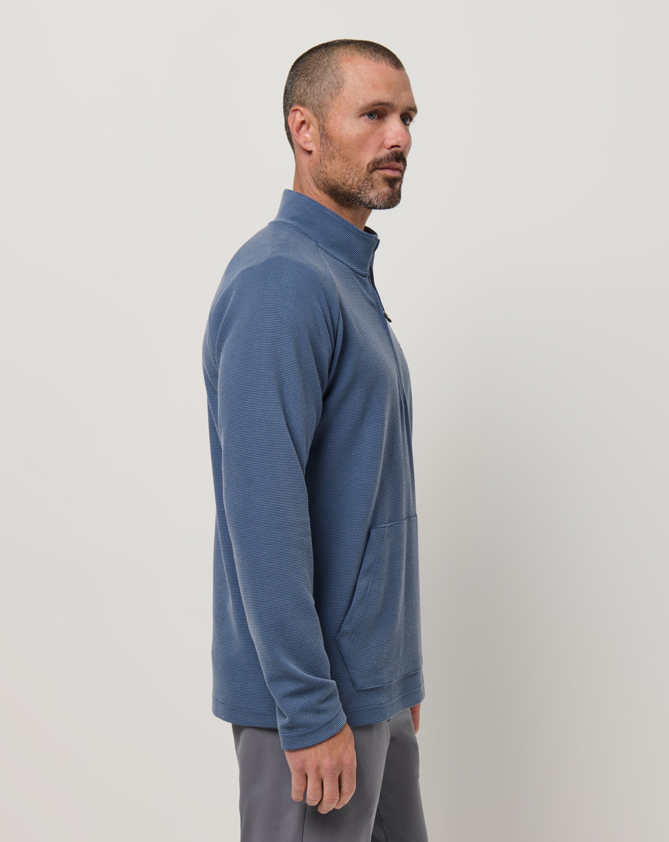 Performance Waffle Quarter Zip ∣ TravisMathew