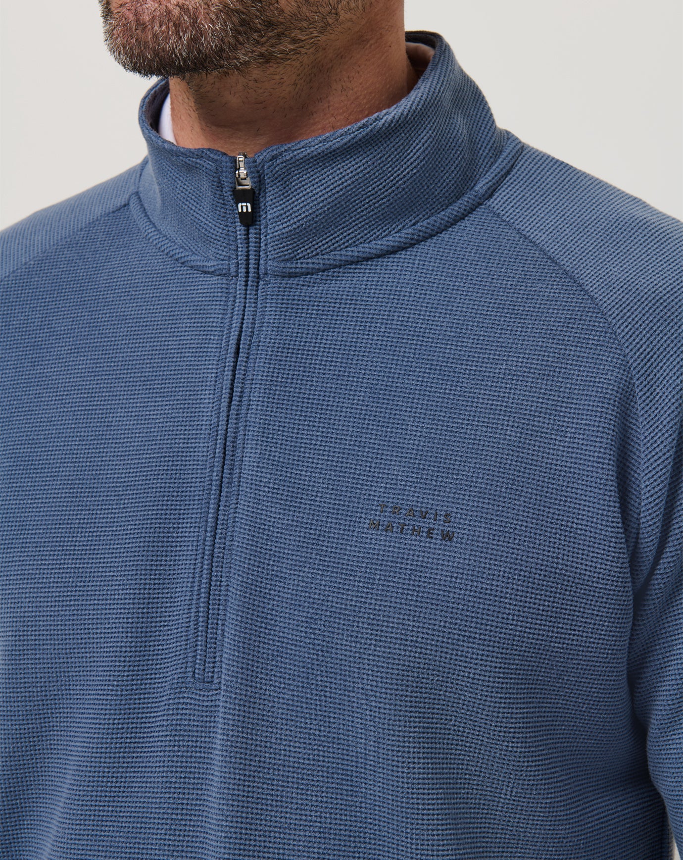 Performance Waffle Quarter Zip ∣ TravisMathew