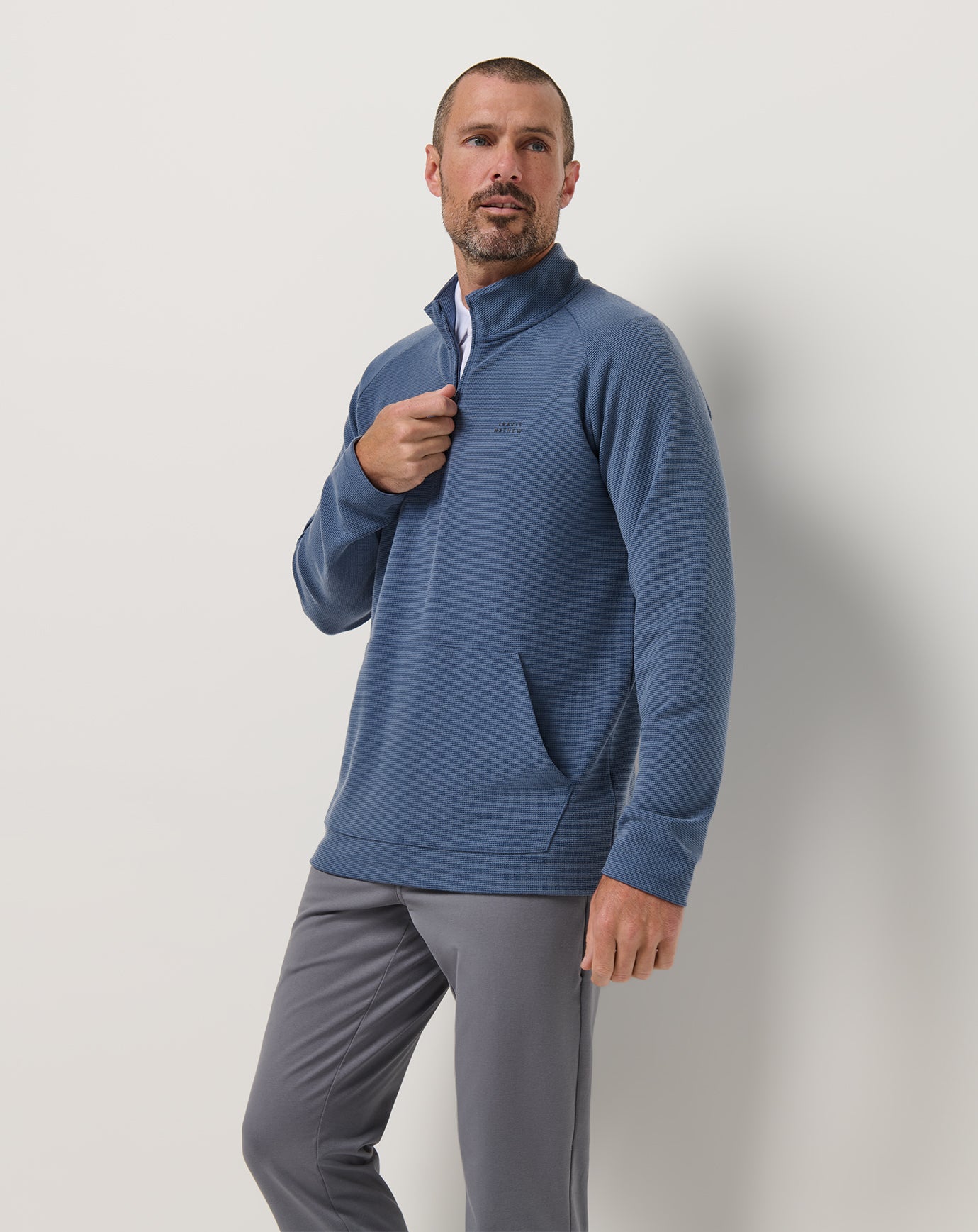 Performance Waffle Quarter Zip ∣ TravisMathew