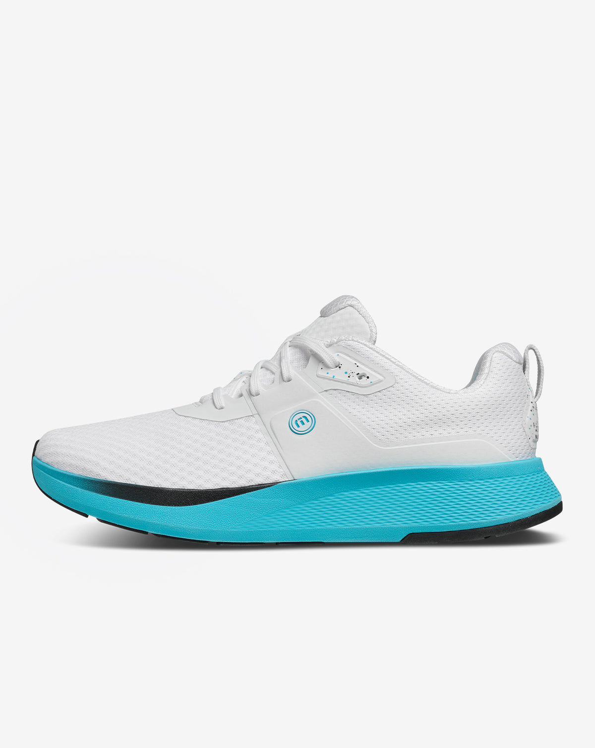 Travis Mathew Nuage White Sneakers with Blue Accents, Men’s 11.5 TravisMathew The NuAge Mega Golf Shoes Cool White/Total  main image 4