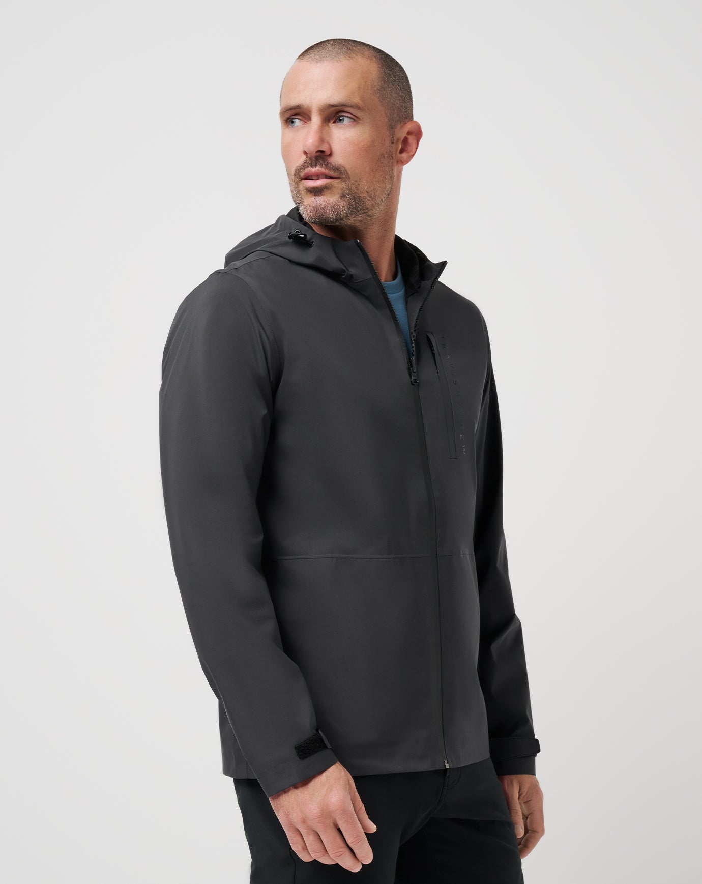 travisMathew レインウェア ブラック（XL/L） Shore Side Full Zip ∣ TravisMathew