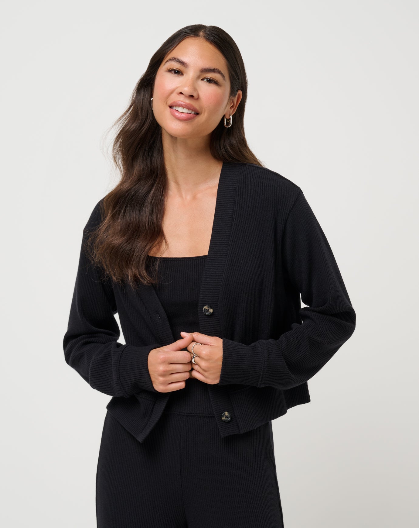 VAULTROOM ROUND NECK CARDIGAN BLACK Mサイズ VAULTROOM ROUND NECK CARDIGAN / BLACK