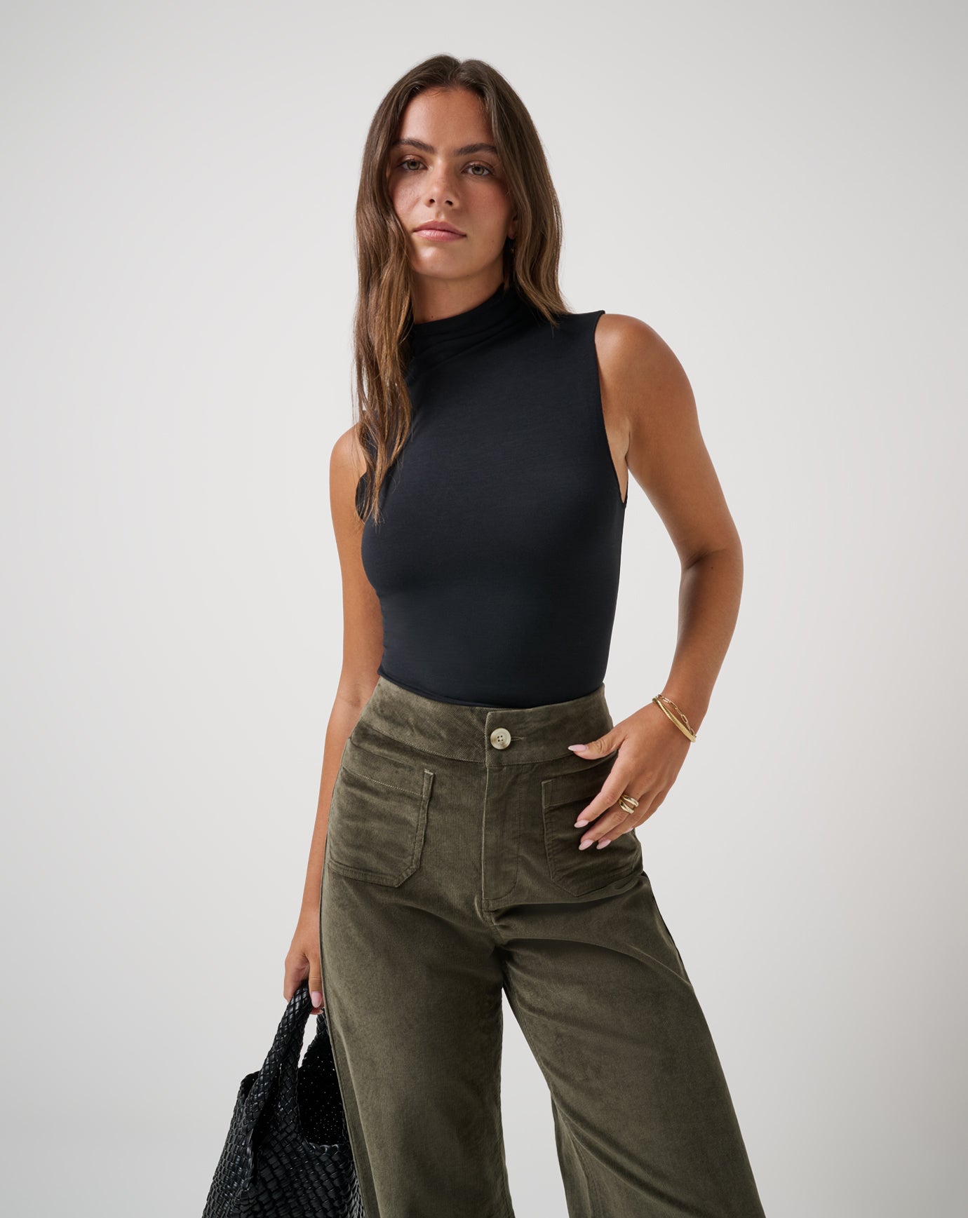 Captivate Mock Neck Top ∣ TravisMathew