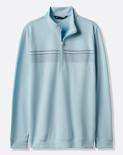 Upgraded Chest Stripe Quarter Zip ∣ TravisMathew
