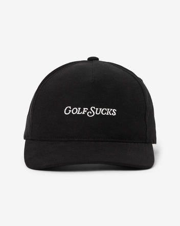 Golf Sucks Snapback Hat image 1