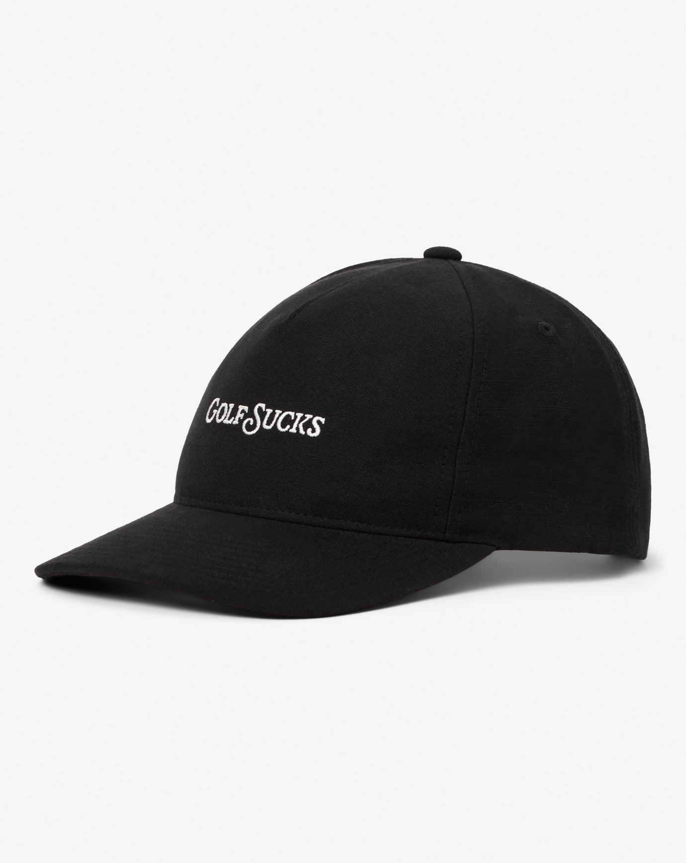 Golf Sucks Snapback Hat image 2