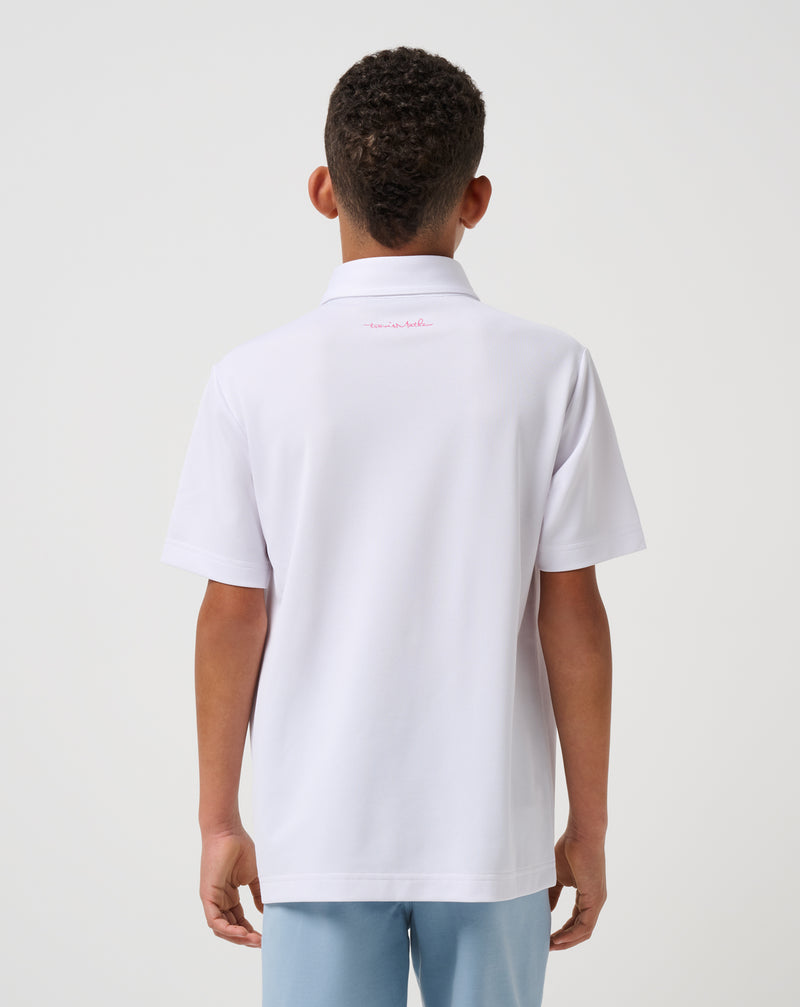 Performance Pique Flourish Youth Polo