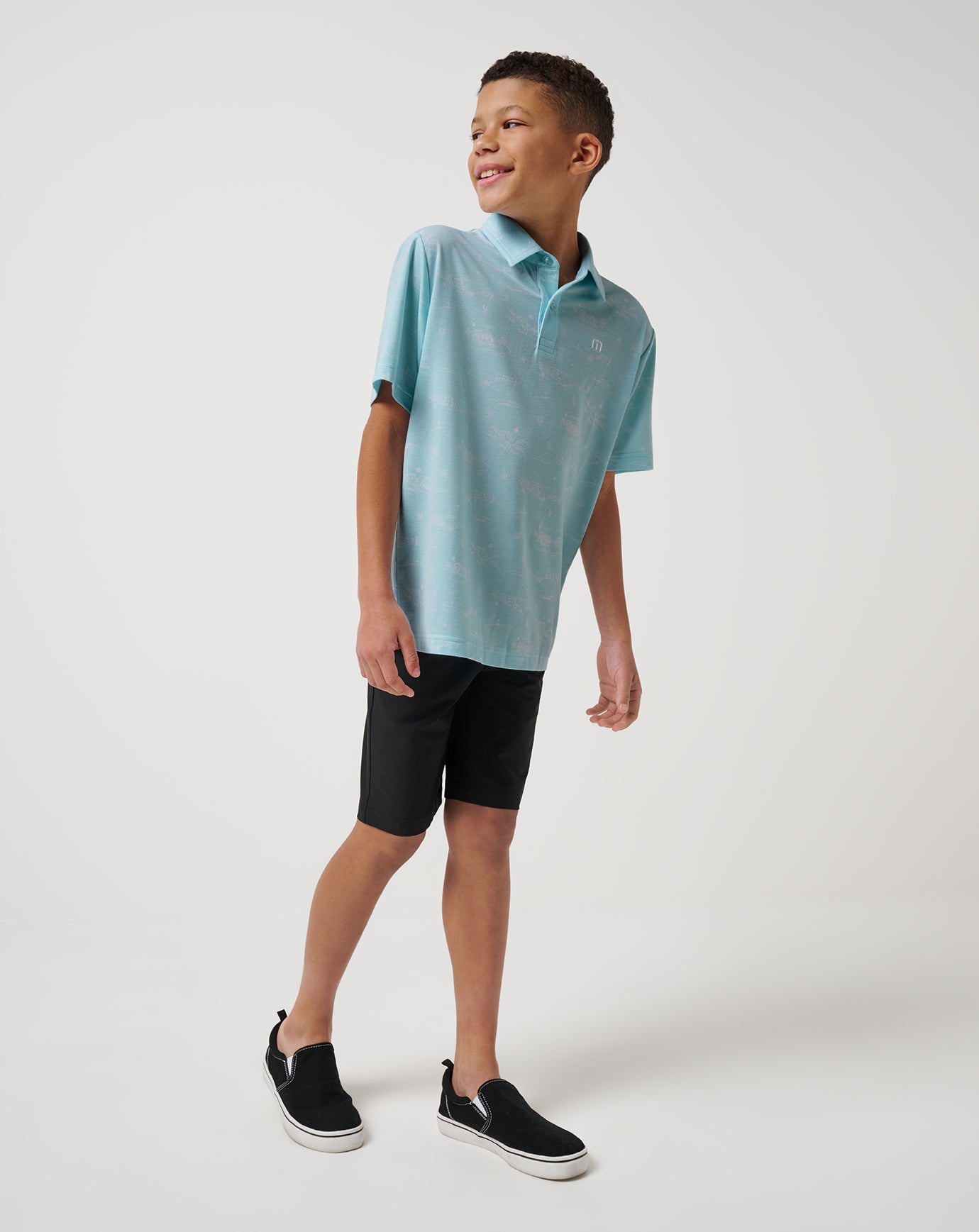 Tropical Road Youth Polo