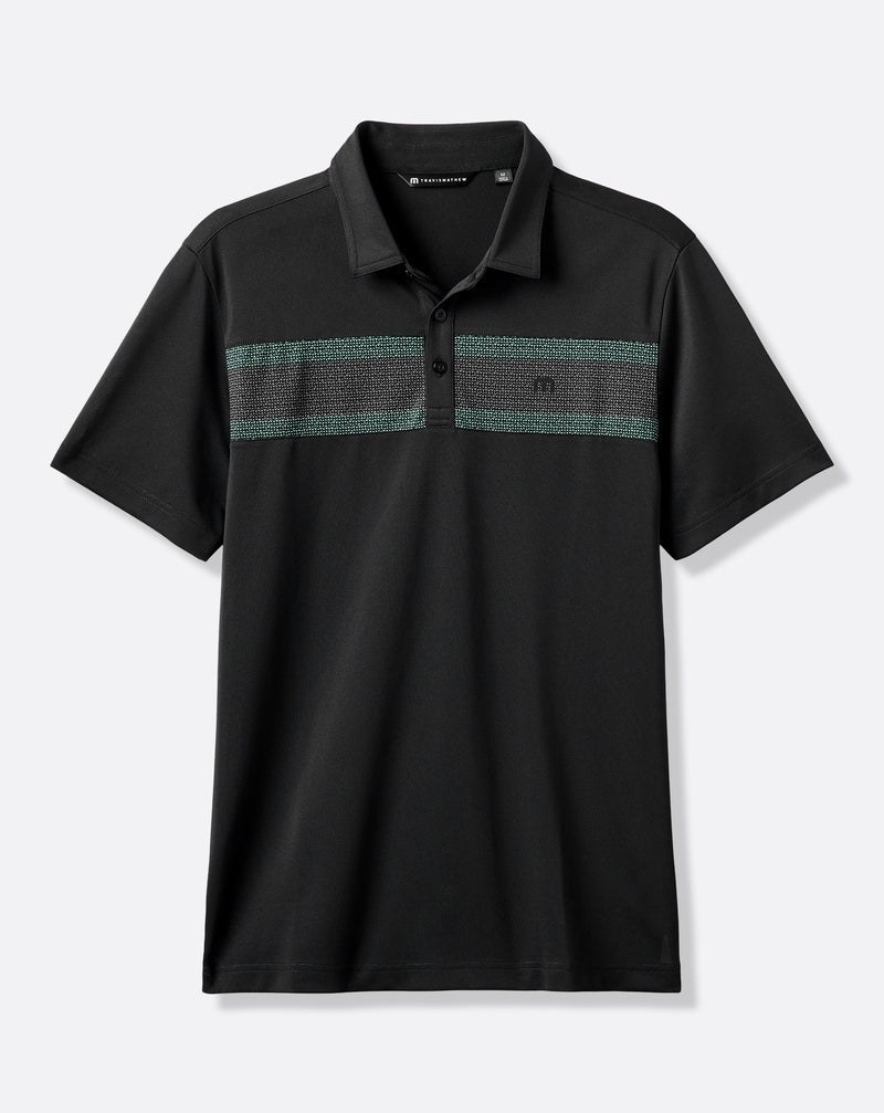 Performance Pique Chest Stripe Youth Polo