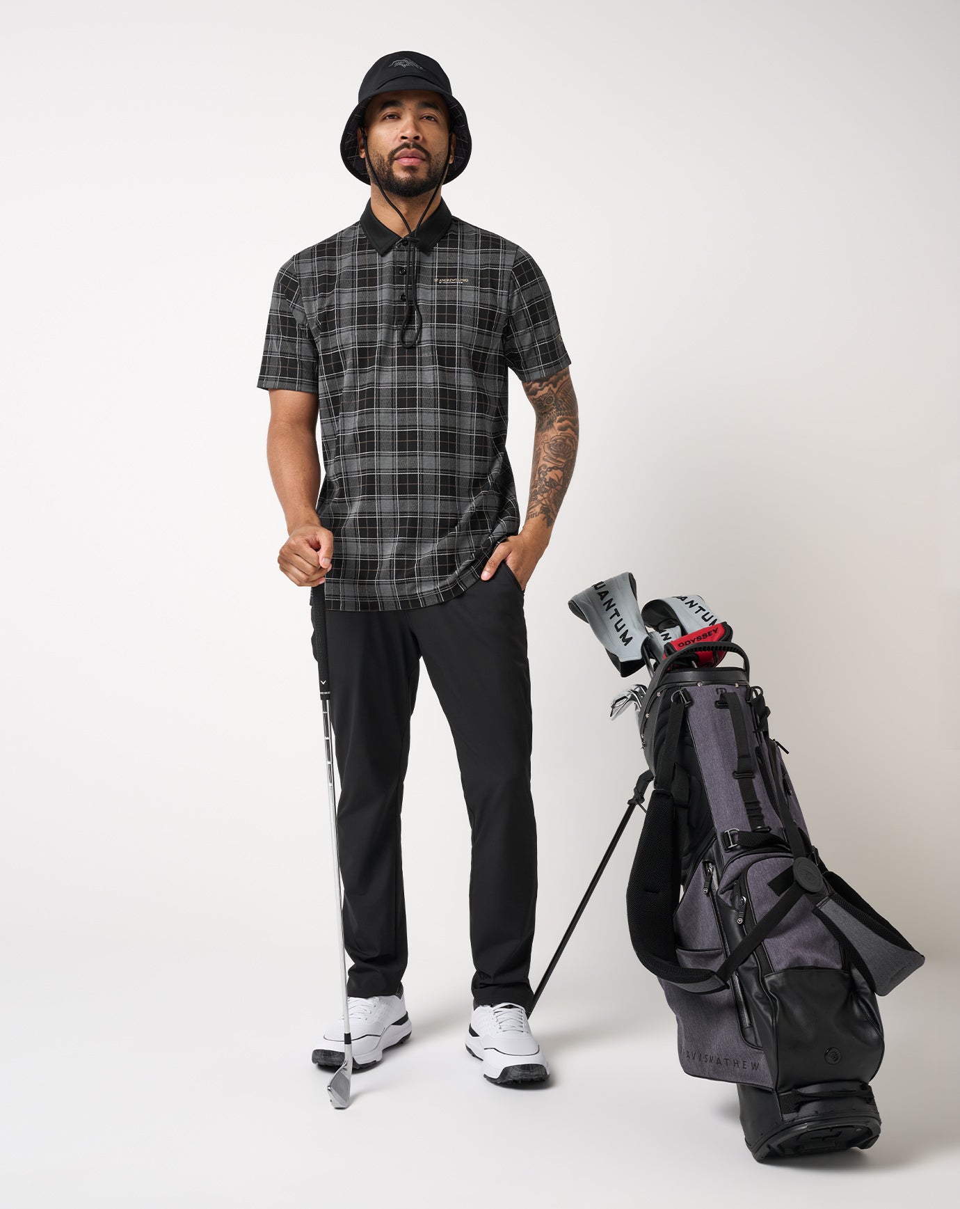 St Andrews Tartan Polo