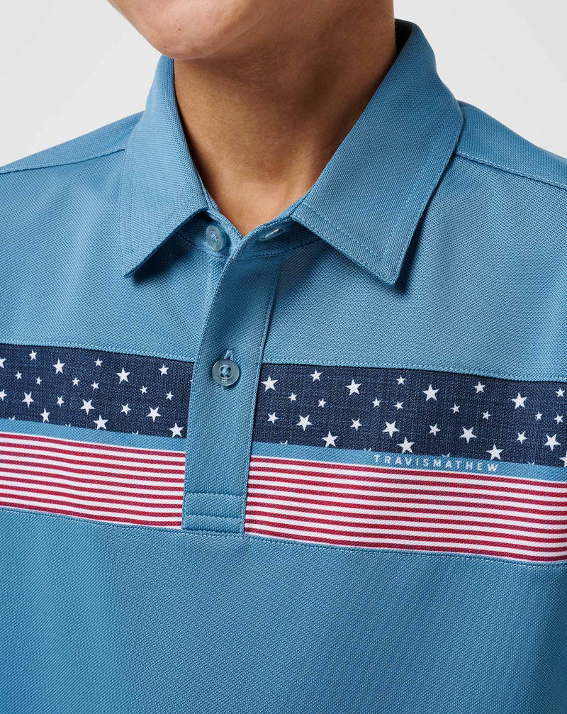 Performance Pique Patriot Youth Polo