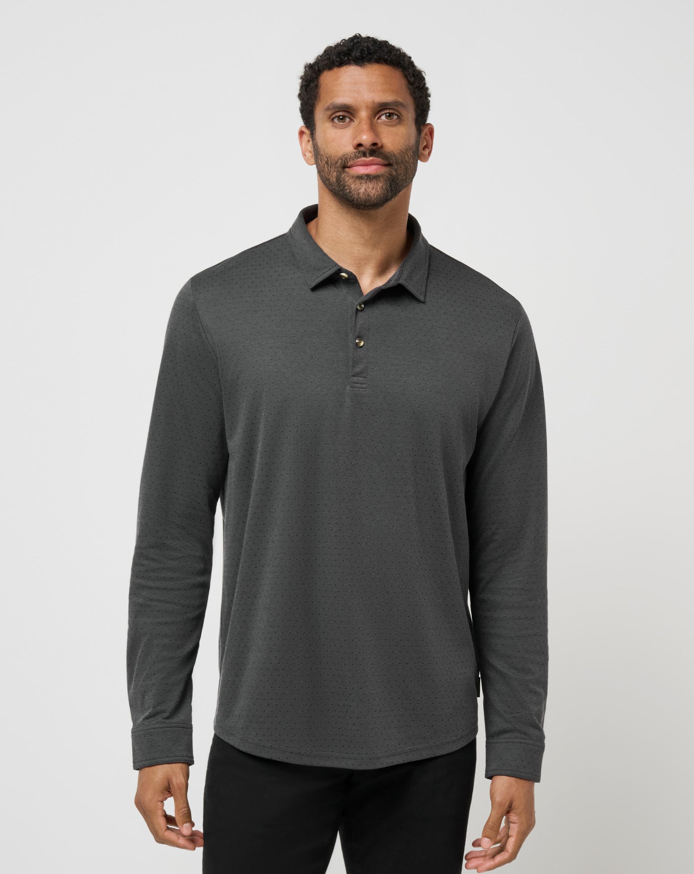 Handsome Town Long Sleeve Polo image 1
