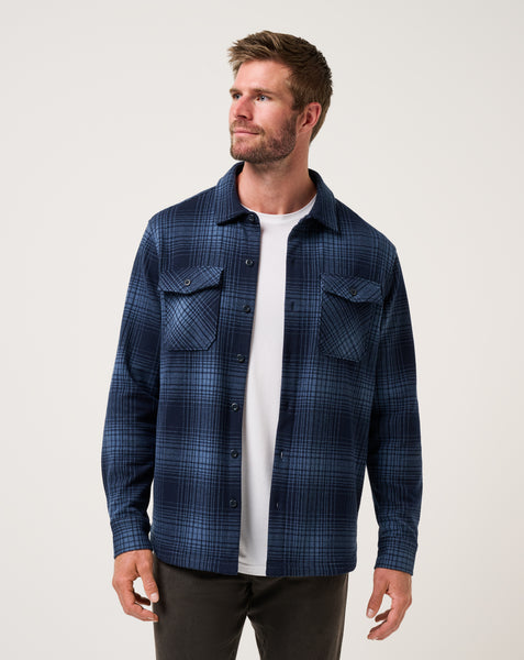 ジャケット・アウター THE NEWHOUSE MATEO BLANKET SHIRTS Mateo, Vertical quilted jacket with spread collar | Mackage® US