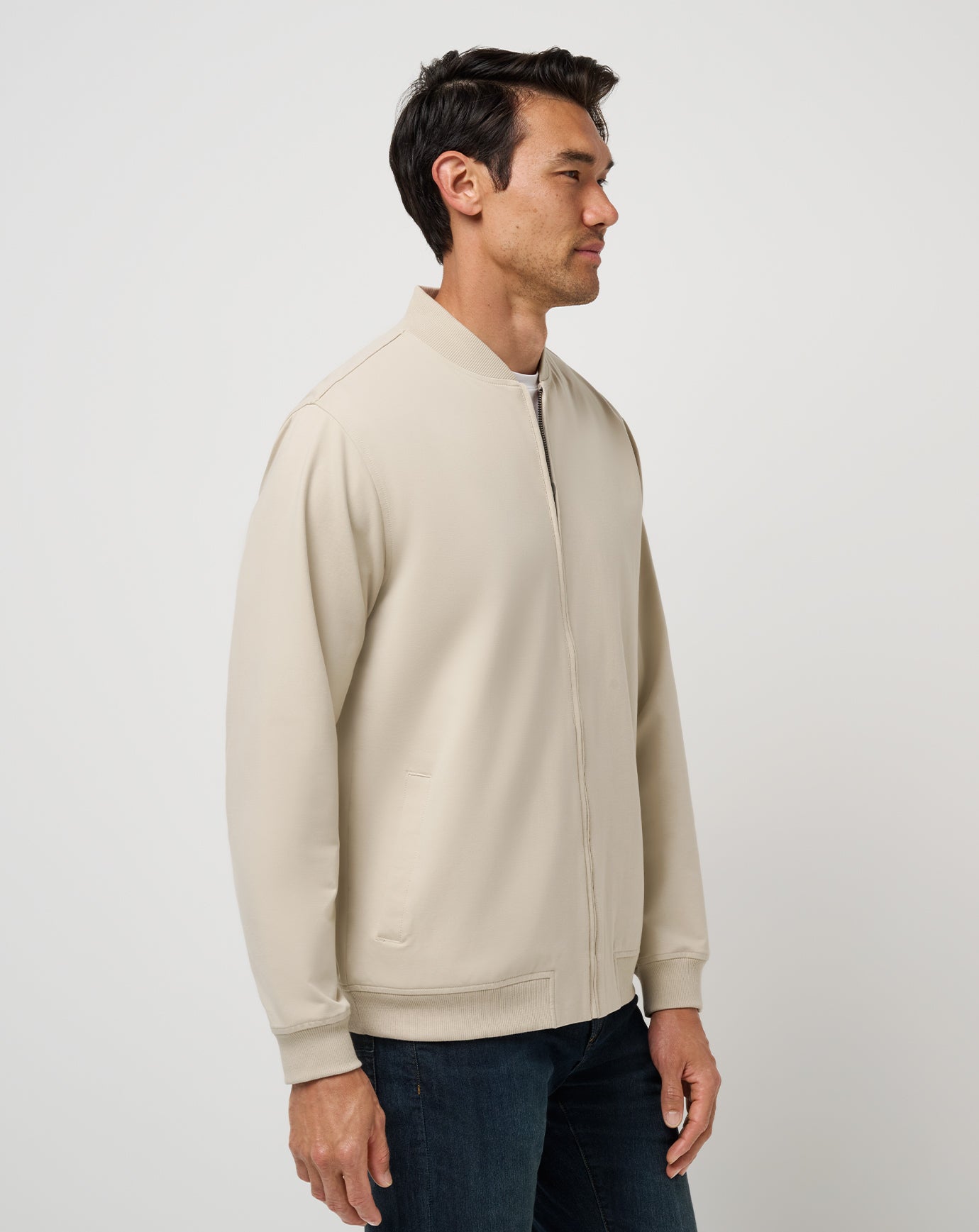 Stretchknit Bomber Jacket