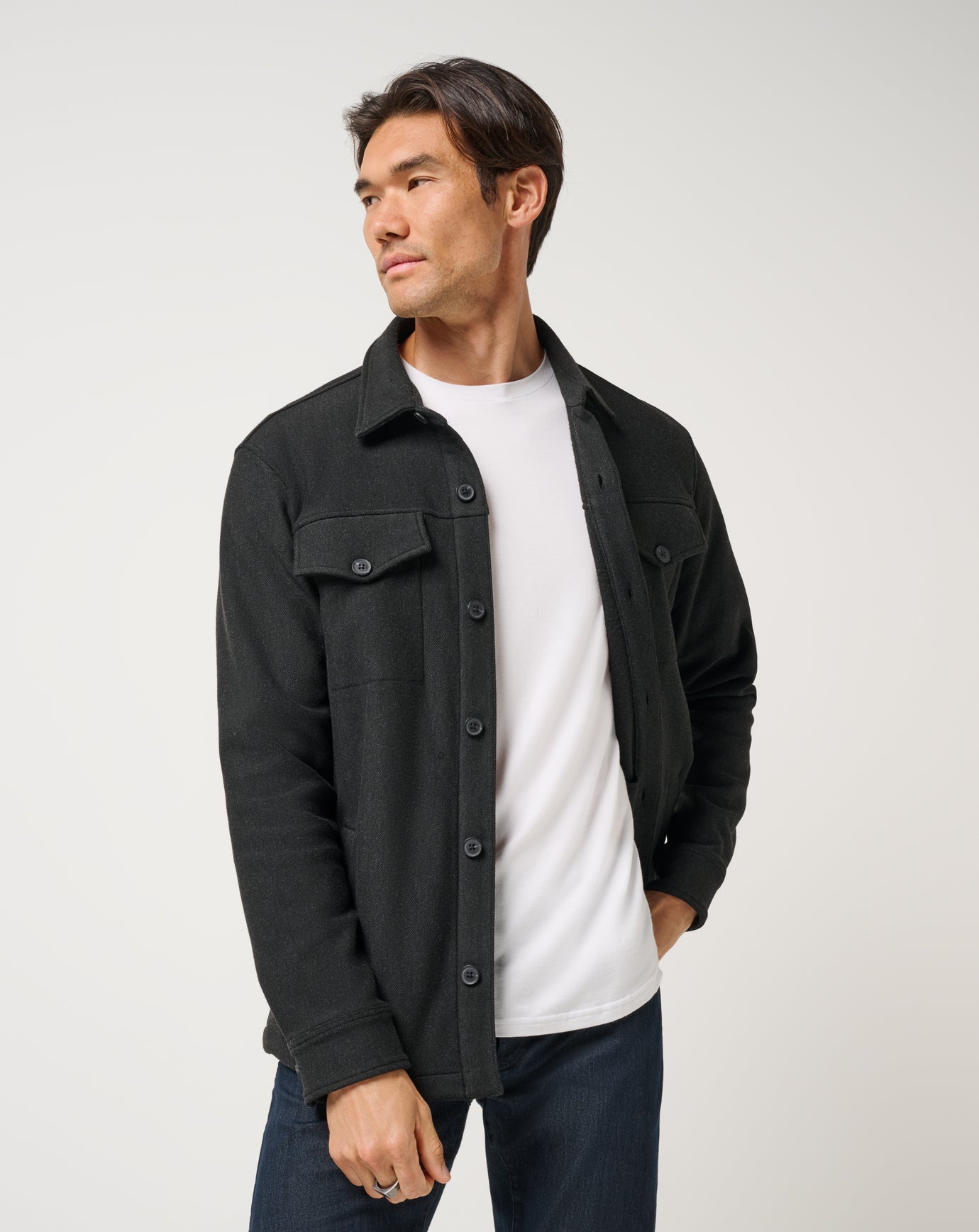 Are We There Yet Shirt Jacket ∣ TravisMathew