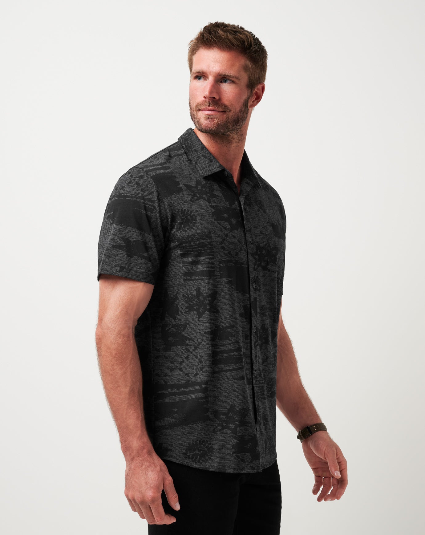 Knit Gravitation Button-Up image 2