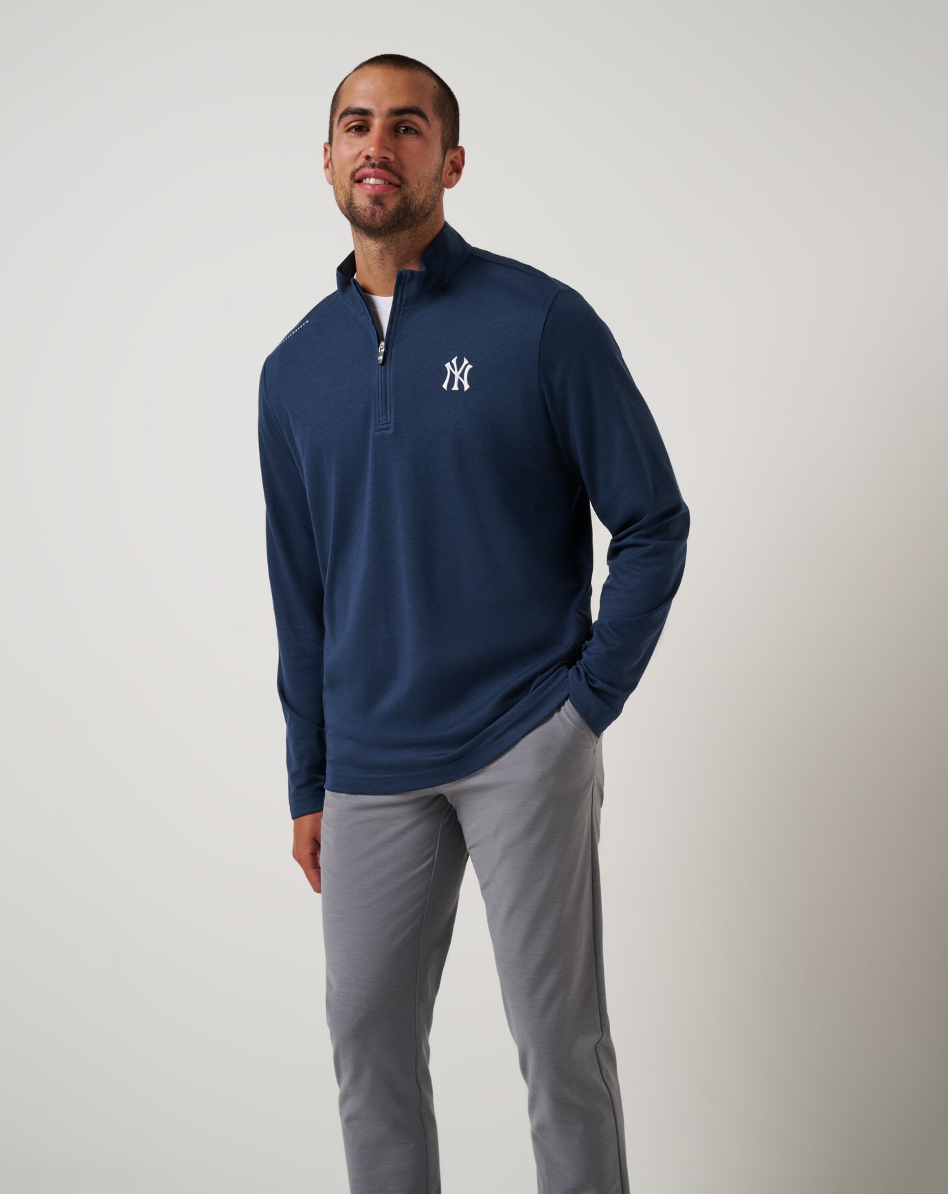 New York Yankees Time To Tailgate Quarter Zip