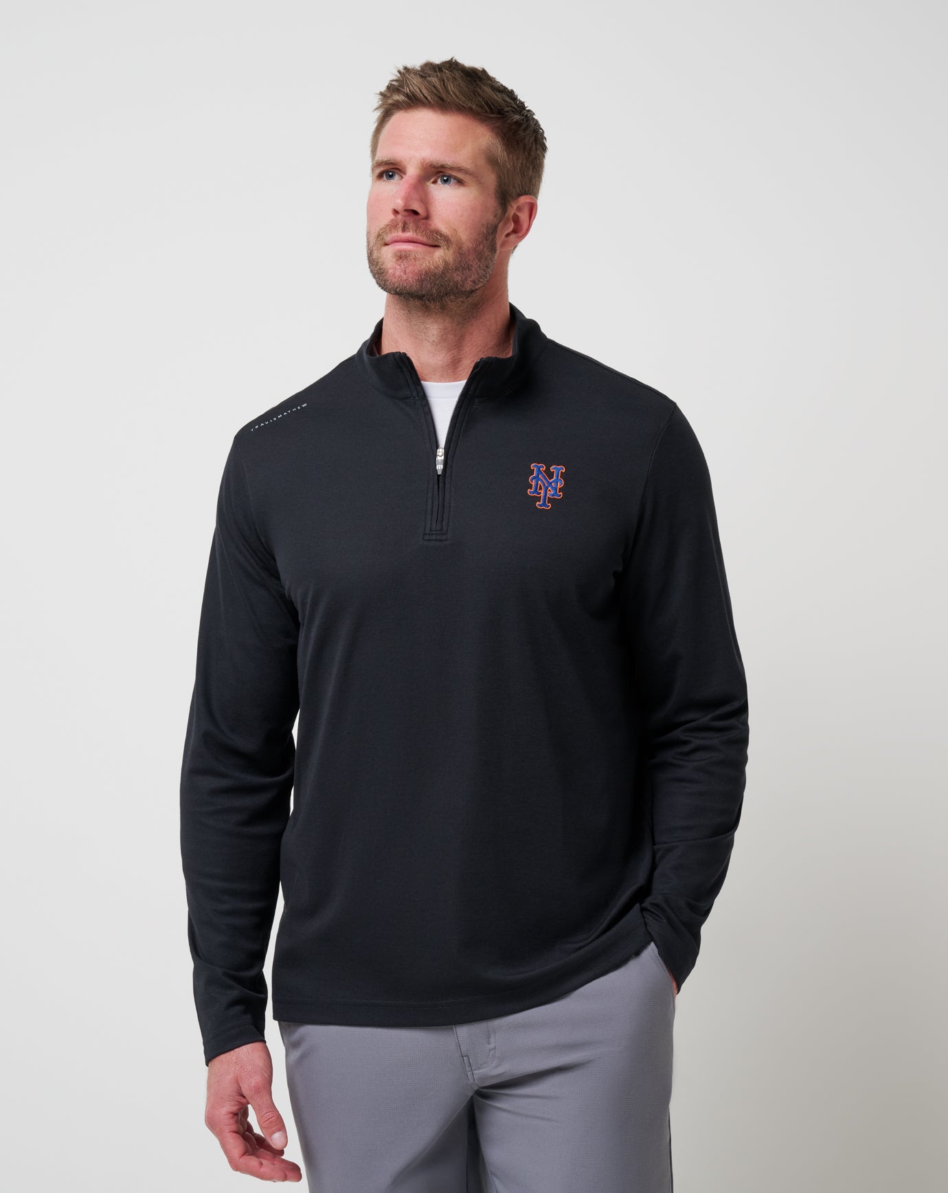 New York Mets Time To Tailgate Quarter Zip image 1