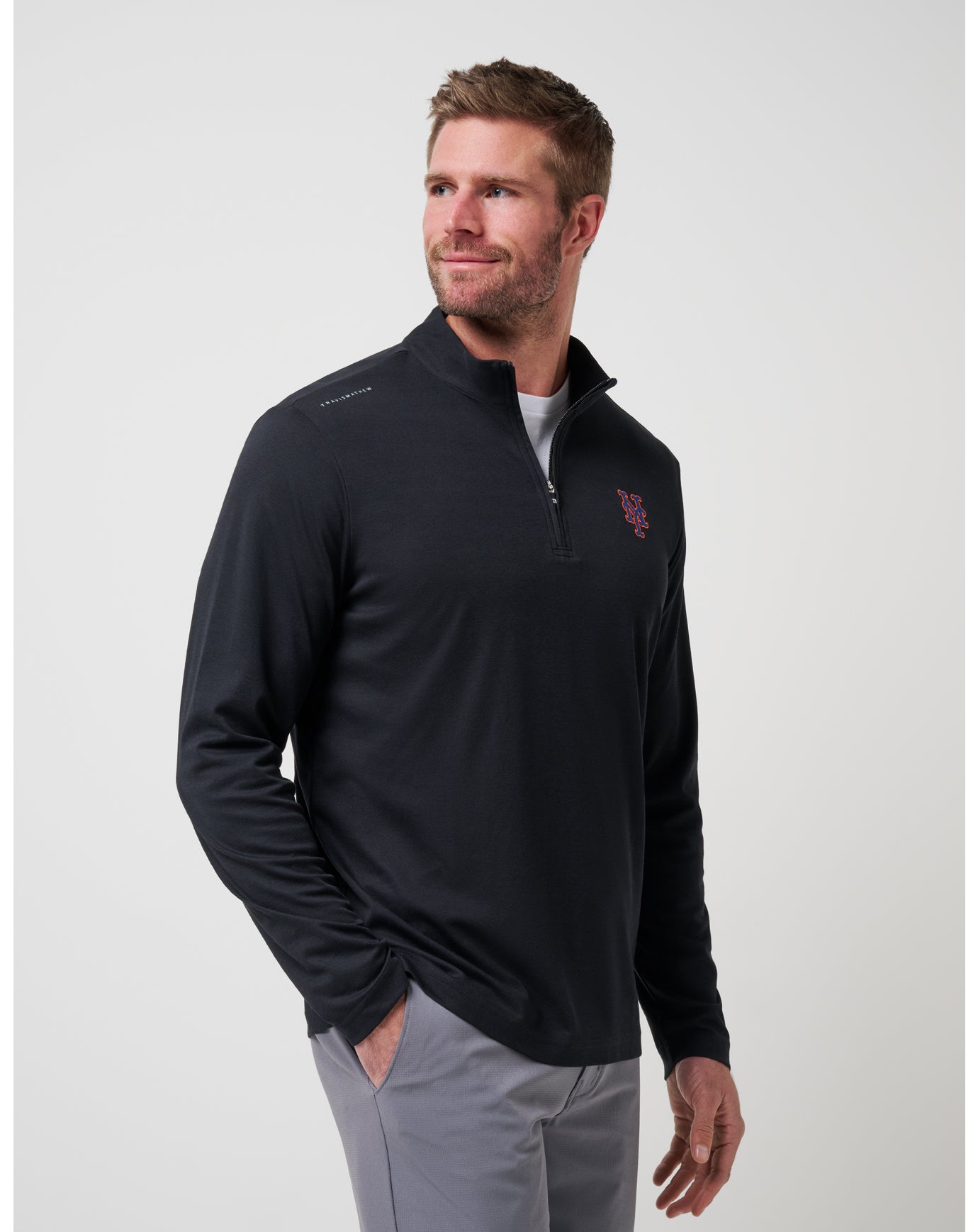 New York Mets Time To Tailgate Quarter Zip image 2