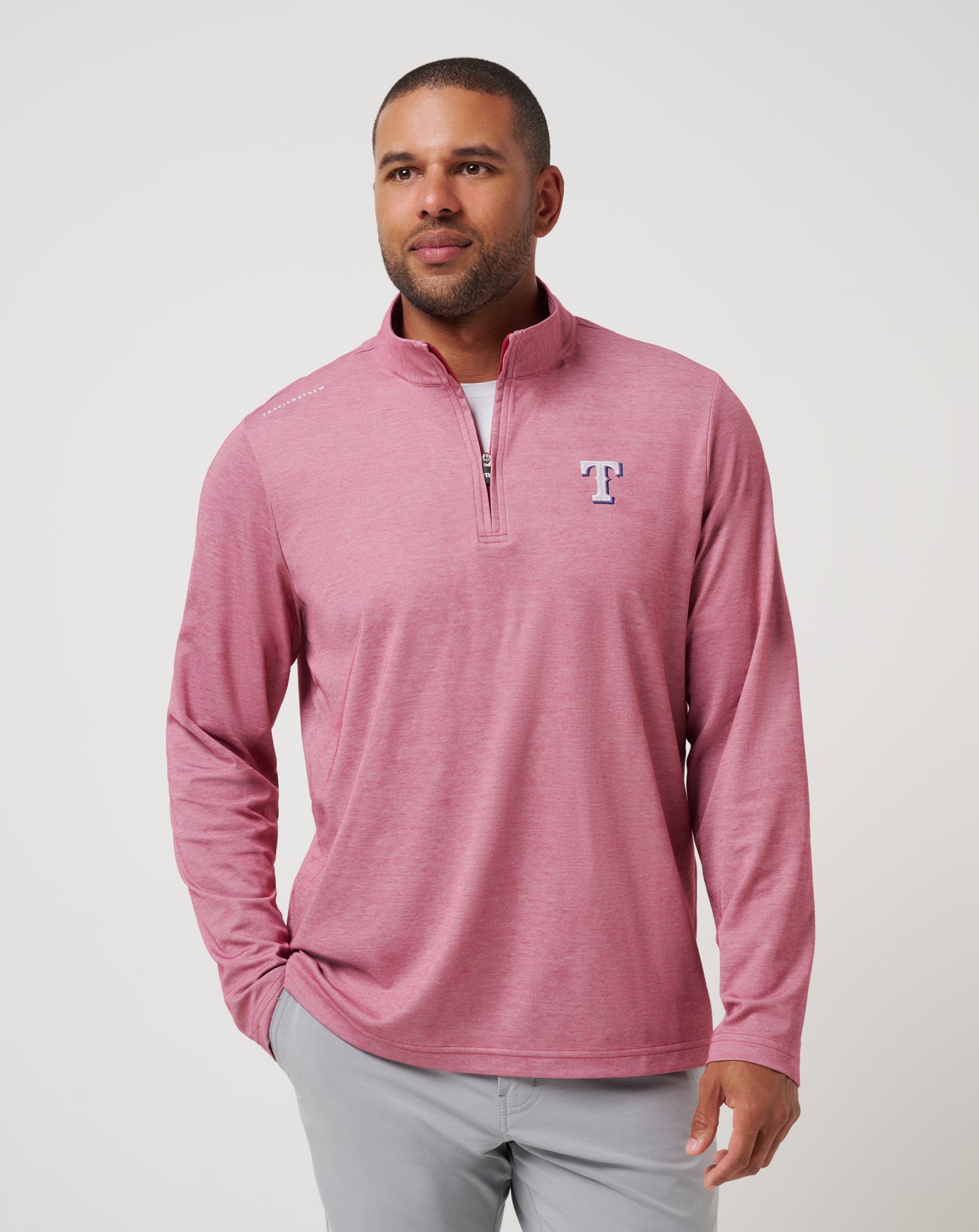 Texas Rangers Time To Tailgate Quarter Zip ∣ TravisMathew