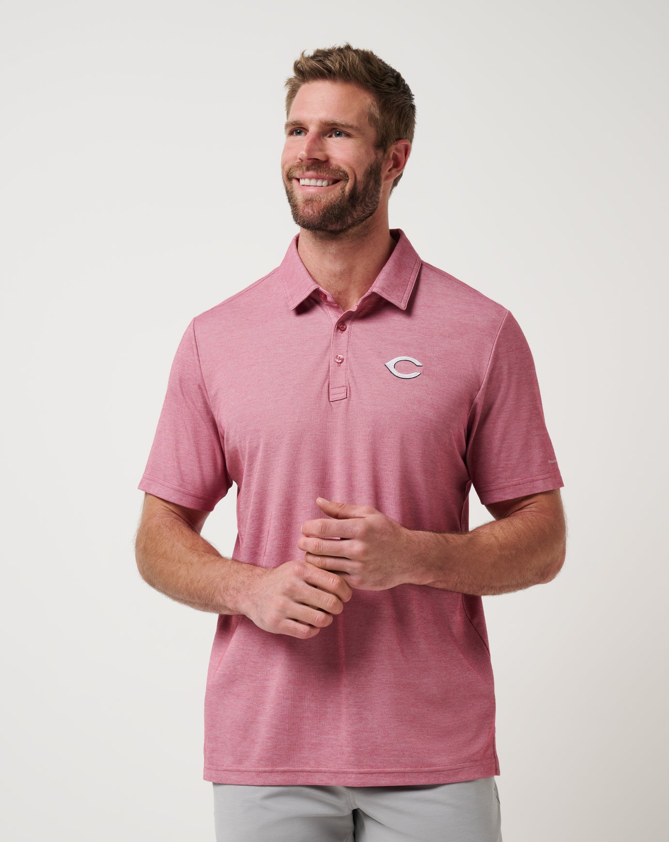 Cincinnati Reds Playoff Pitch Polo image 1